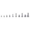 400pcs M2 M2.5 M3 M4 M5 Cross Pan Head Screws