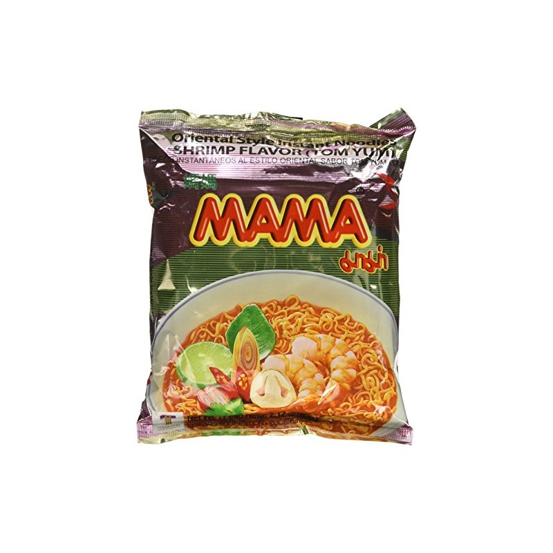 MAMA Noodles Shrimp Tom Yum Instant Noodles with Delicious Thai
