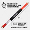 Boxer 4 Pack 2" x 24" Premium Red Axle Straps