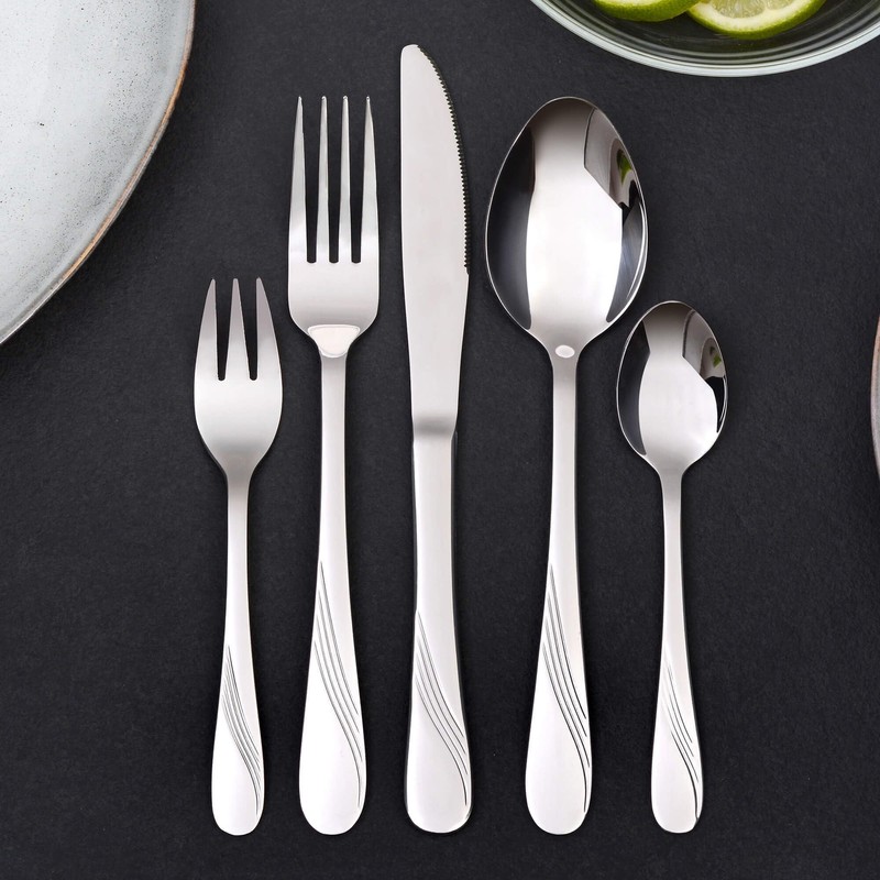 GRÄWE Stralsund Series Cutlery Set for 12 People, 60 Pieces,