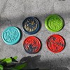 Wax Seal Stamp Kit Halloween Witch Stamp Sealing for Wedding