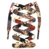 CocoLuck Shoelaces Crepe with Japanese Patterns, 46.1 inches (117 cm),