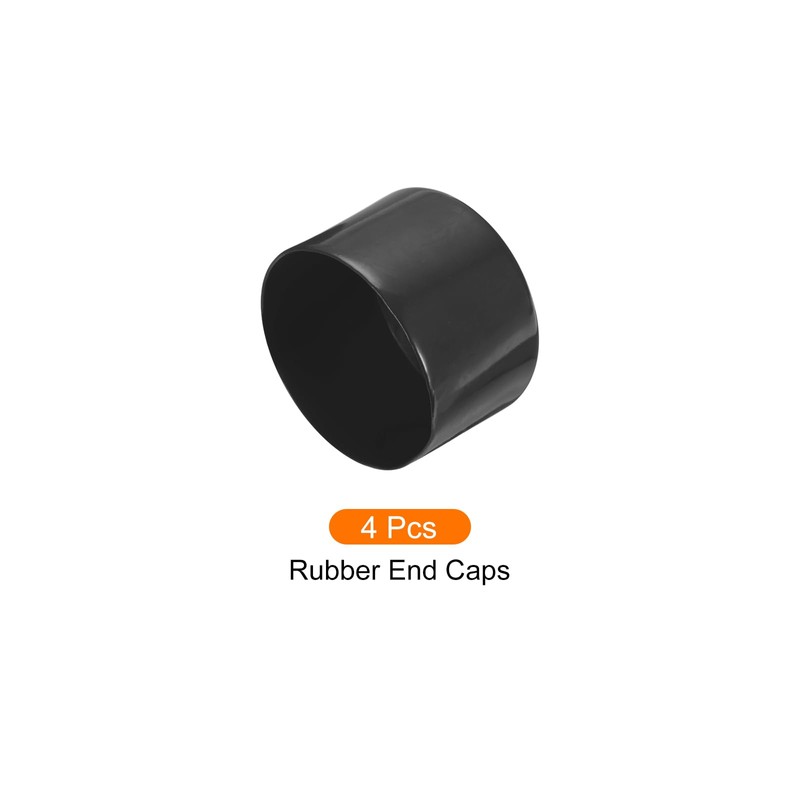 Rebower 4 Pack Screw Thread Protector Cover Rubber End Caps,