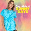 Krazy Tees Tie Dye Shirt Women Tops or 100% Cotton