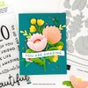 Concord & 9th Picked Posie Stamp Set- 8 Clear Stamps
