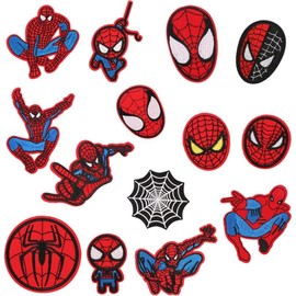 Iron on Patches for Clothing,14 Pieces Patches Embroidered Applique Patches, Sew on Iron on Patch Fabric Repair Path for Clothes Jeans Jackets Hats Shoes Backpacks