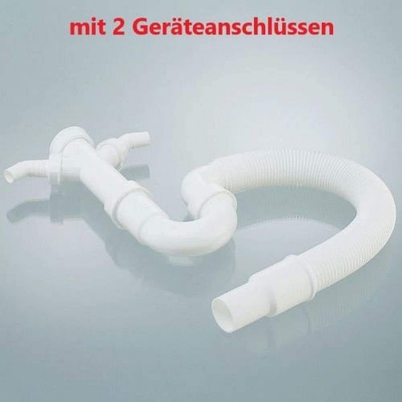 Pipe Odour Trap for Kitchen Sink, Washing Machine and Dishwasher