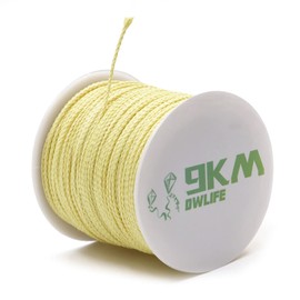 9KM DWLIFE Kevlar Cord, 100% Kevlar Fiber, Blades, Load Capacity 99.1 - 1982.1 lbs (45 kg) - 910 kg Braided Structure, High Strength, Lightweight, Low Stretch, UV Protection, Assist Line, Kevlar Line,