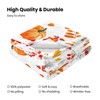 Soft Fall Throw Blanket with Pumpkins and Maples, Cozy Flannel