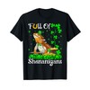 Leprechaun Shamrock Leaf Bearded Dragon St. Patrick's Day T-Shirt