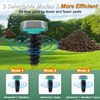 2 Pack Solar Ultrasonic Mole Repellent Outdoor, 3 Modes, Waterproof