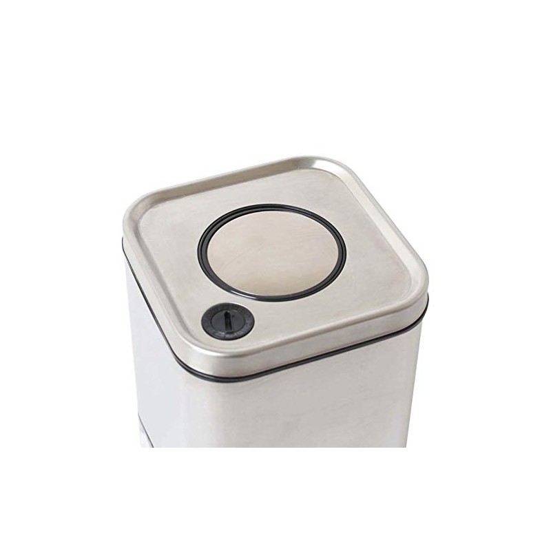 Dulton K915-1285M Condiment Container Cube Jar with Press Lid Medium