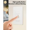 MOES Smart 4 Gang Light Switches, WiFi Single Pole Switch,