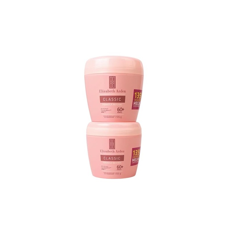 Classic Antiperspirant Cream, Original Formula, 135g, 24-Hour Protection, Alcohol-Free, Hypoallergenic