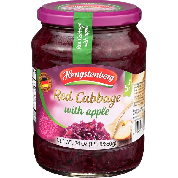 Hengstenberg Cabbage Red Apple, 24 oz