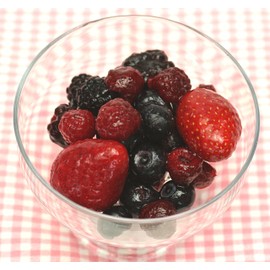 Mixed Berries - 3 Bags (Bull-Berry, Raspberry, Blackberry, Strawberry-), Tropical Maria, 17.6 oz (500 g) x 3