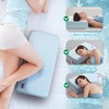 Polyaround Cooling Cube Pillow for Side Sleepers, 40D High-Density Memory