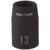 CRAFTSMAN Shallow Impact Socket, Metric, 1/2-Inch Drive, 13mm (CMMT15861)