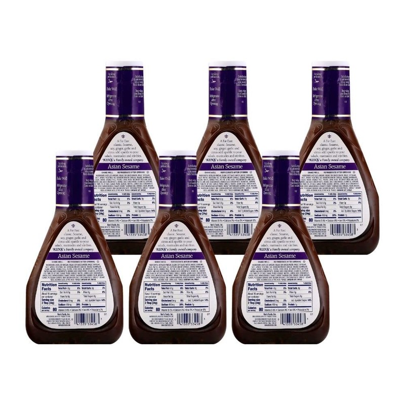 Ken's Steak House Asian Sesame with Ginger & Soy Dressing,