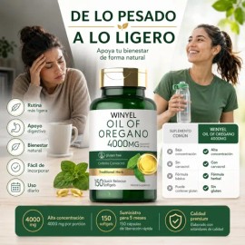 Aceite De Orégano 4000mg 150 Cápsulas Softgels