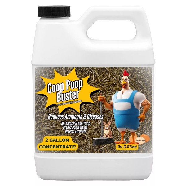Nature Co. 2 Gallon Concentrate! Chicken Coop Cleaner Odor &