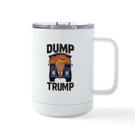 CafePress Dump Trump 15 oz Stainless Steel Insulated Travel Mug