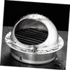 DOITOOL 2 Pcs Cooker Hood Exhaust Cover Air Vent Stainless