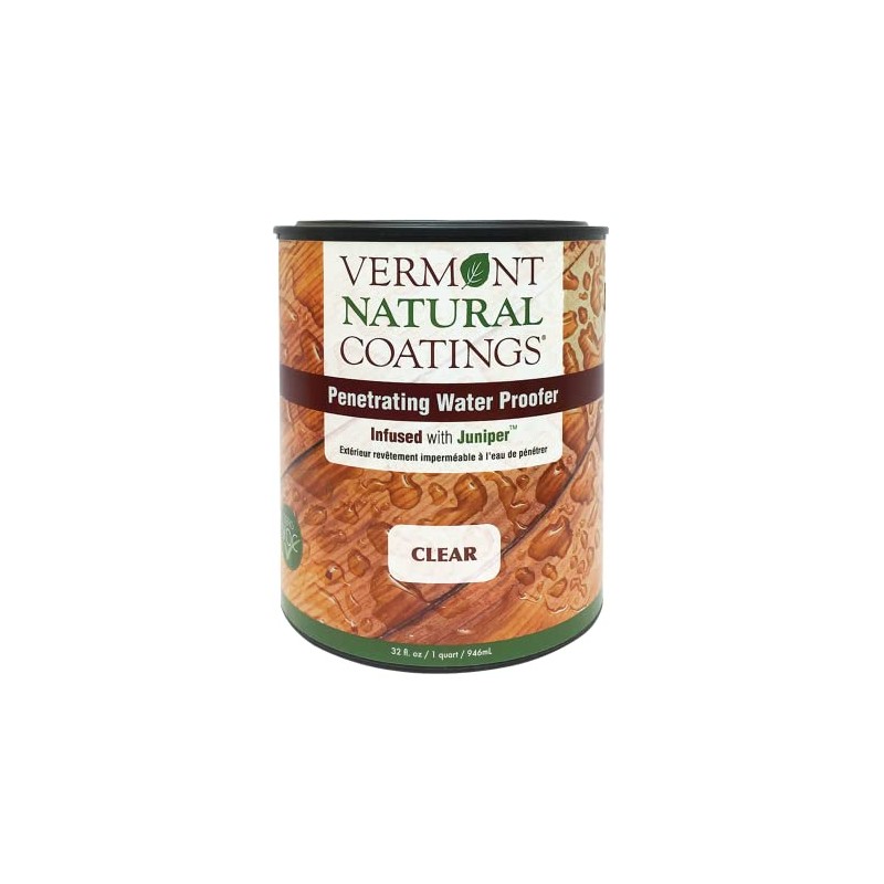 Vermont Natural Coatings Penetrating Waterproofer Infused with Juniper - Quart