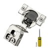 Ravinte 30 Pack 15 Pairs 1-5/16inch Overlay Cabinet Hinges Kitchen
