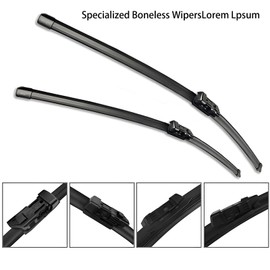 MAMIKO Wipers Replacement for Ford Bronco Sport (not Base Model) 2024 2023 2022 2021, 22"+21" Front + 9" Rear, Car Window Wiper Blades Only for Sport (Set of 3)