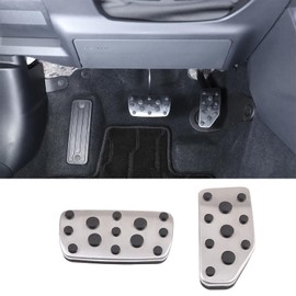 Accelerator and Brake Pedal Cover Compatible with Subaru Forester 2019-2024/XV 2018-2023/Impreza 2016-2021, Non-Slip Automatic Transmission Pedal Covers Replacement, Gas Pedal/Brake Pedal Cover