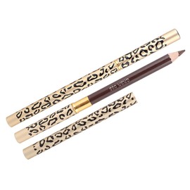TOVINANNA 2pcs Leopard Cover Eyebrow Pencil Brush Professional Double Eyebrow Makeup Tool for Natural and Even Coloring Light Coffee