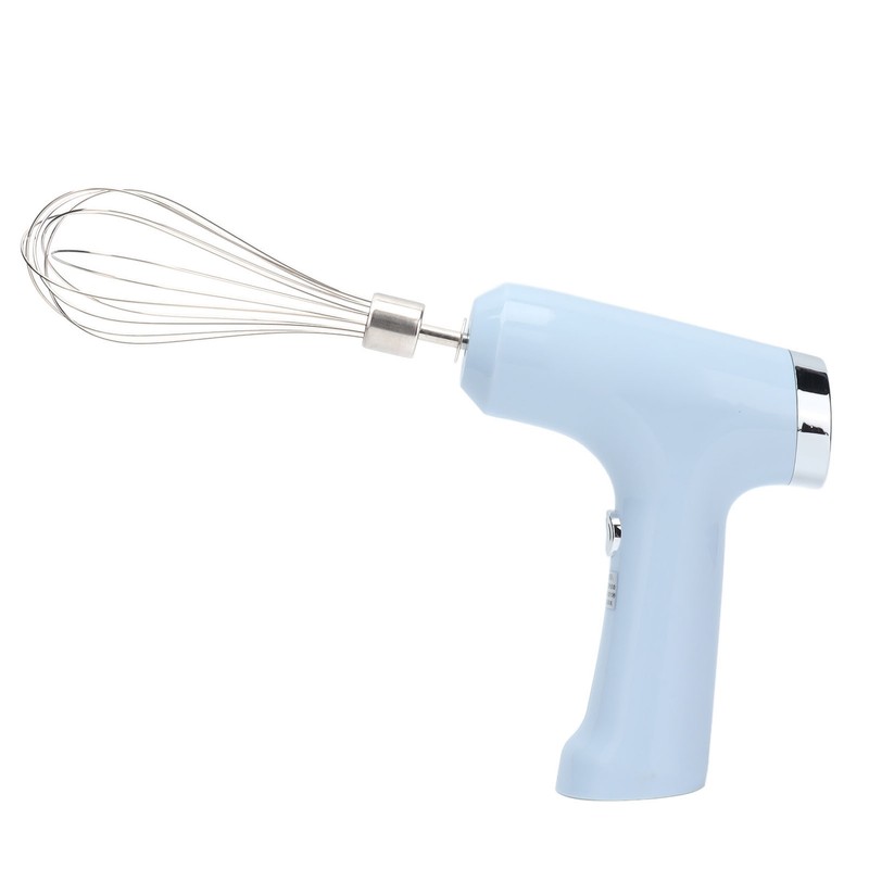 USB Charging Cordless Egg Whisk Adjustable Stainless Steel Electric Hand