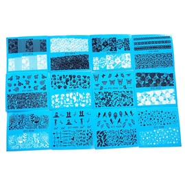 Ipetboom Nail Stickers Women 48 Styles Nail Art Sticker Pack French Tip for Girls