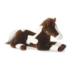 Aurora® Adorable Super Flopsie™ Paint™ Stuffed Animal - Playful Ease - Timeless Companions - Brown 27 Inches
