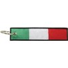 Llavero con bandera de Italia, 100% bordado, Rojo -, Universal
