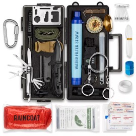 Pathway North Survival Kit for Disaster, Tactical Tools, Outdoor Hiking, Camping, & Adventures