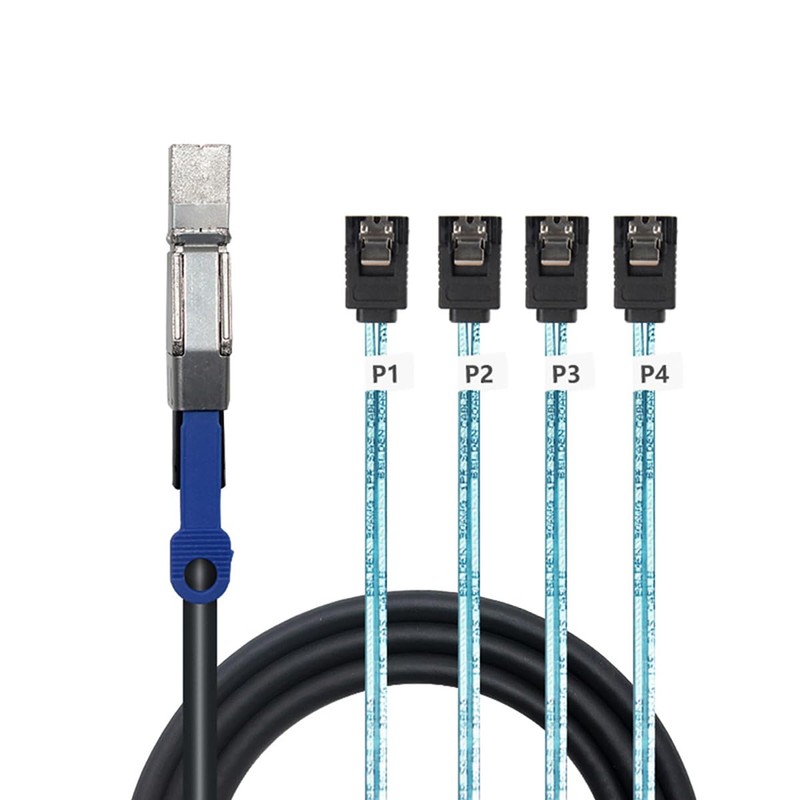 AoQhir Mini SAS HD SFF-8644 with IC to 4 x