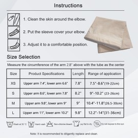 Ultra Soft PICC Line Cover - Adult PICC Sleeve Arm Nursing Cast Protector Anti-Slip, Breathable, Comfortable (XS)