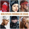 18 Piezas Paliacates Para Hombre y Mujeres, Bandanas Multifuncionales Hombre