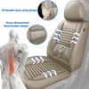 DISUTOGO Front Seat Covers for Ford Fusion 2010-2020: Leather Seat
