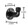 Pynsseu Industrial Pipe Hooks 3 Pack, Pynsseu Iron Robe and