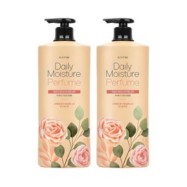 Elastine Daily Moisture Perfume Shampoo Floral Woody Scent, 1.1L, 2 Pieces / 엘라스틴 데일리 모이스처 퍼퓸 샴푸 플로럴 우디향, 1.1L, 2개