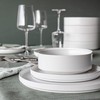over&back Stackable Cereal Bowl Set - Stoneware Dishes - Comes