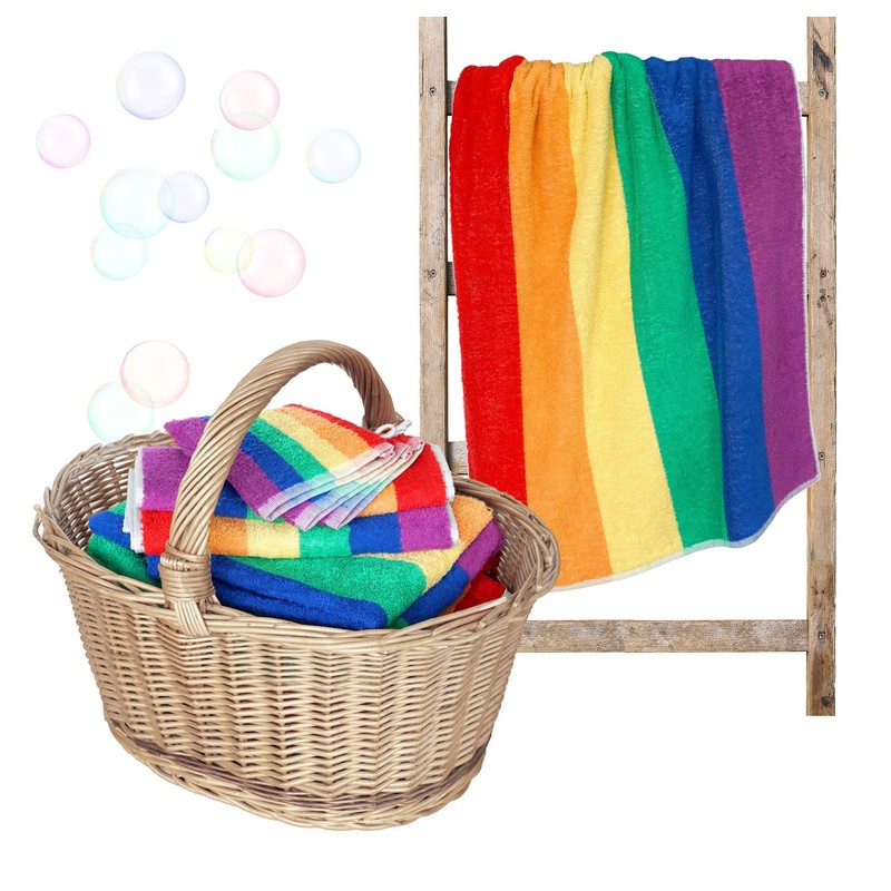 Lashuma Beach Towel Bath Towel 90 x 180 cm Terry