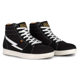 cortech Slayer Canvas Motorcycle Riding Shoes Black