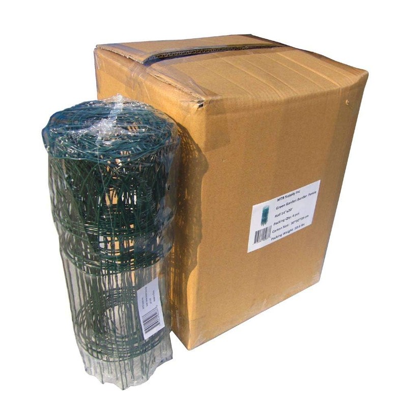 14 inch(H) x 20 feet(L) Green Garden Border Edging Folding