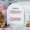 TENPAL Cat Eye Press on Nails Short Square Pink Nails