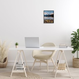 Stupell Industries Clear Water Pebbles Framed Giclee Art Design by Dennis Frates