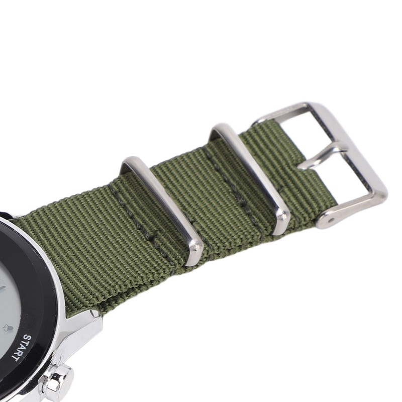 Mens Digital Sports Waterproof Watch Dual Time Zone Stopwatch Calendar